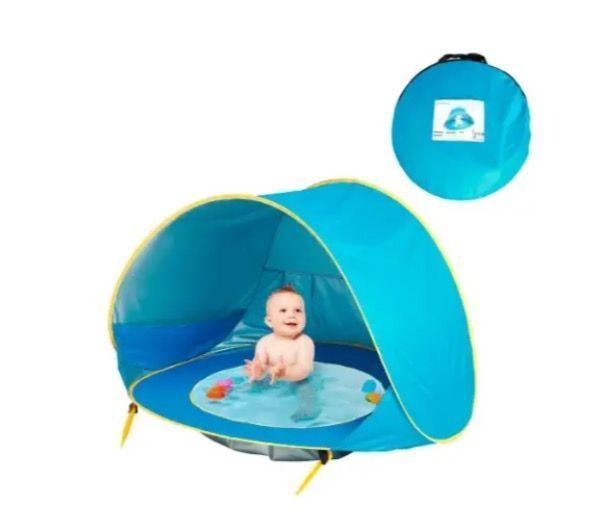 Палатка дитячої з басейном автоматична WM-BABY POOL Д 83005 фото