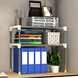 Полиця органайзер для мікрохвильової печі Multifunctional storage rack  04157 фото 6