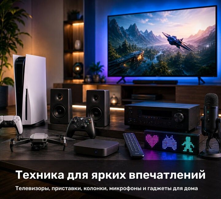 Техника для ярких впечатлений