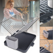 Двоярусна сушарка для посуду з нержавіючої сталі з піддоном RD-1815 01815 фото 1